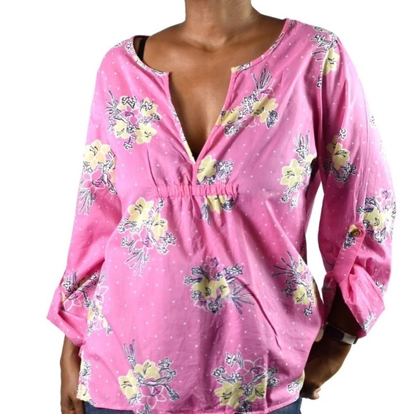 Lilly Pulitzer Tops - Lilly Pulitzer Clementine Top Hottie Pink Size Medium